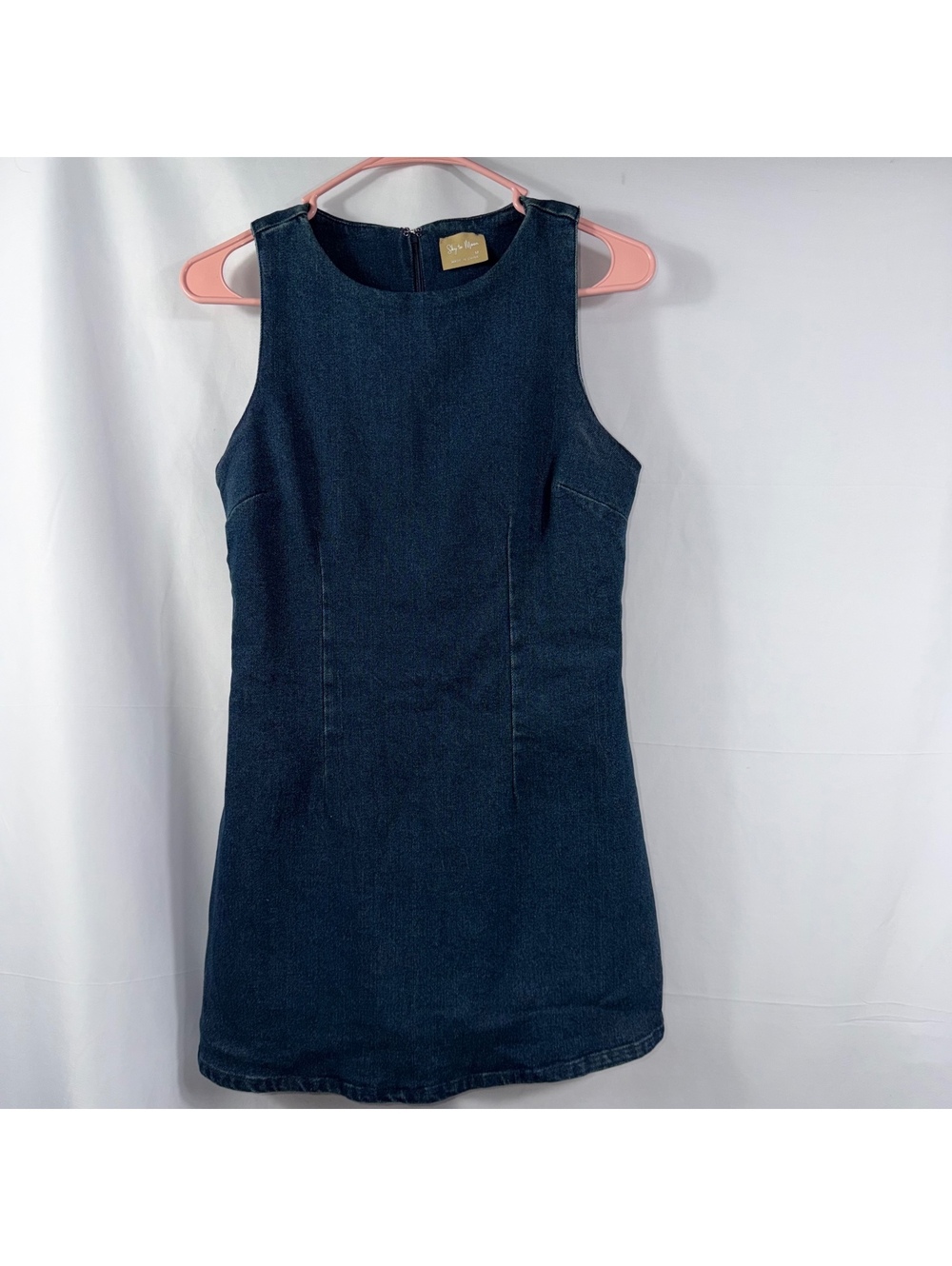 Sky to Moon Denim Skort Romper Size Medium